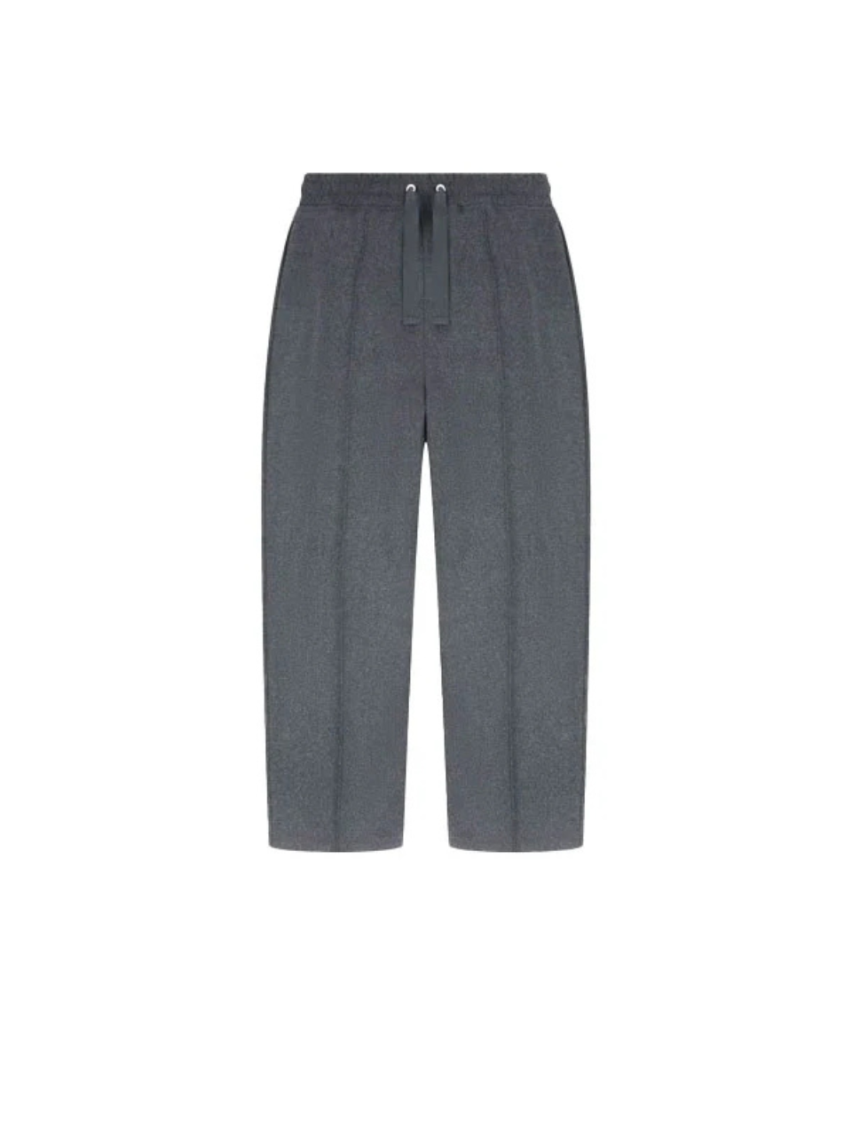 Manière De Voir Wool Blend Wide Leg Joggers Dark Grey