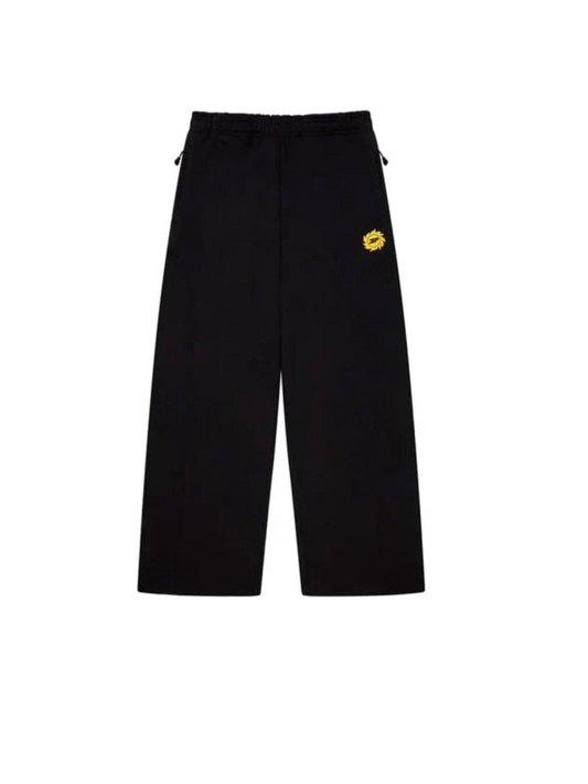 Broken Planet Cosmic Speed Wid-Leg Sweatpants Midnight Black