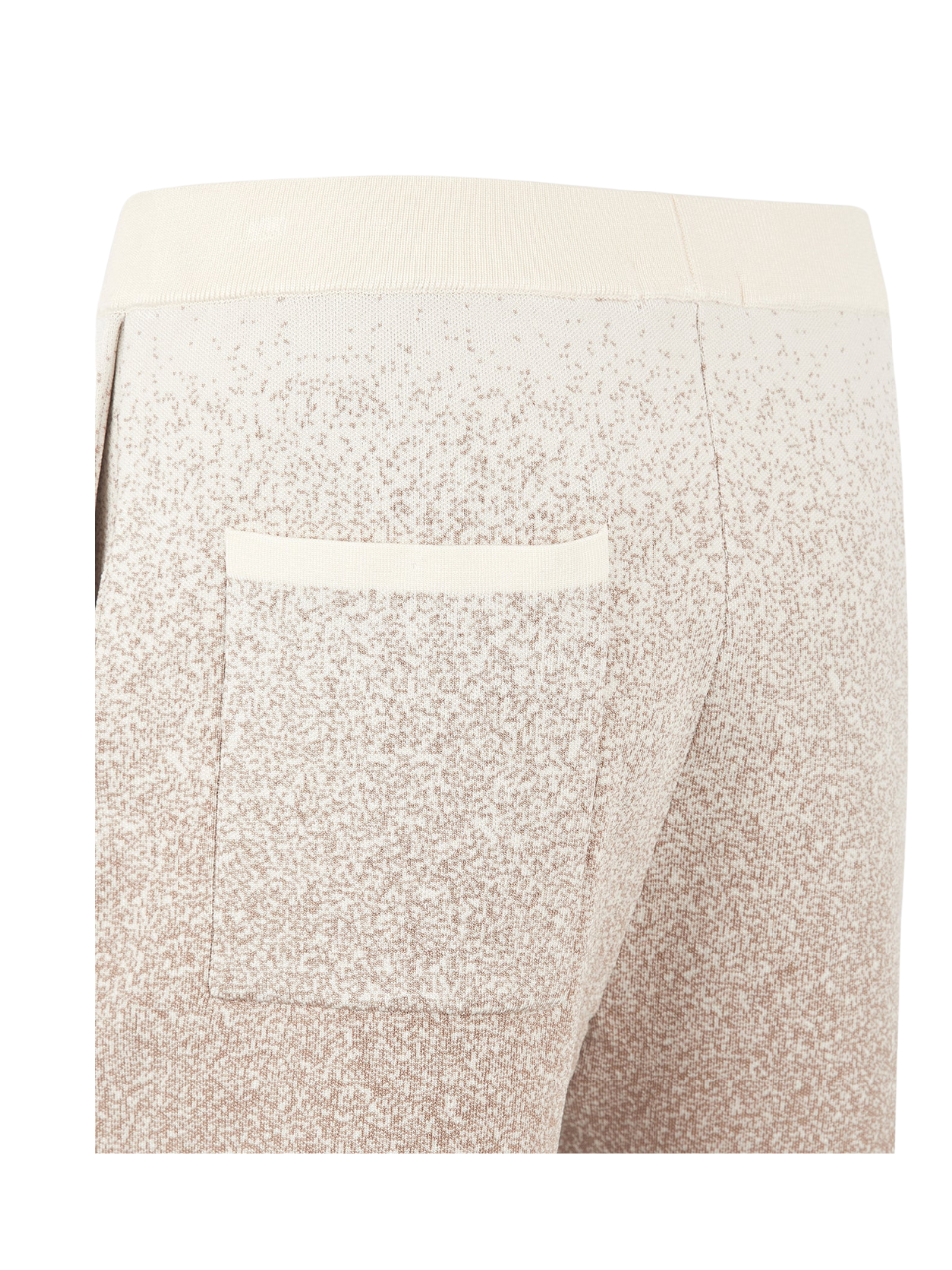 Manière De Voir Saloman Ombre Knit Shorts - Beige/White