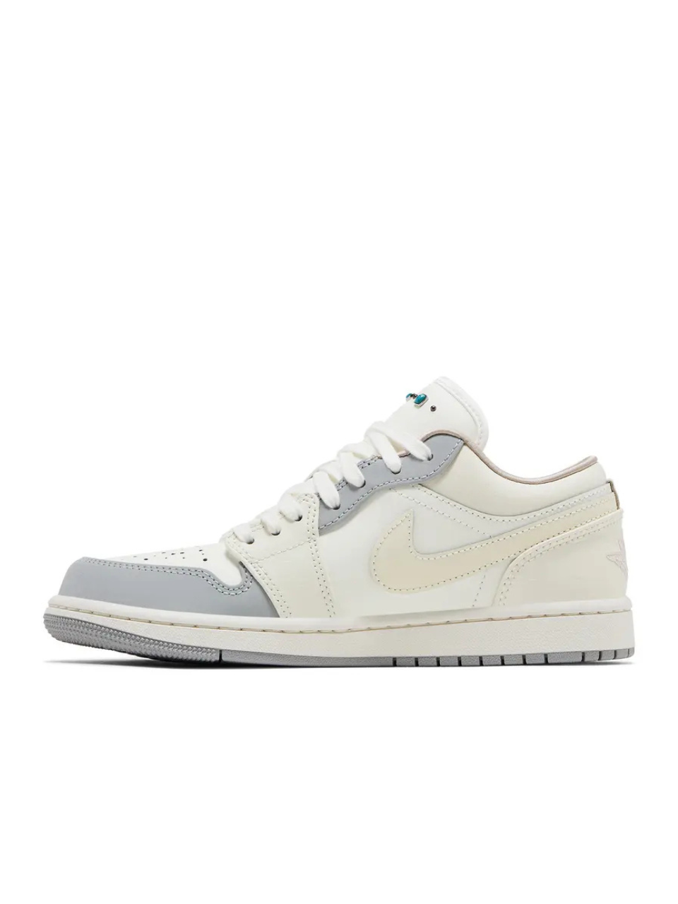 Air Jordan 1 Low Sail Soft Pearl Sequins