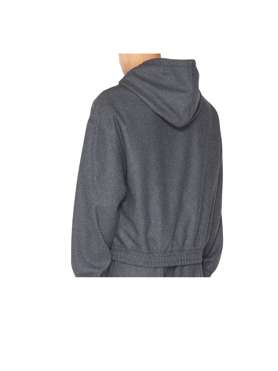 Manière De Voir Wool Blend Hoodie Dark Grey