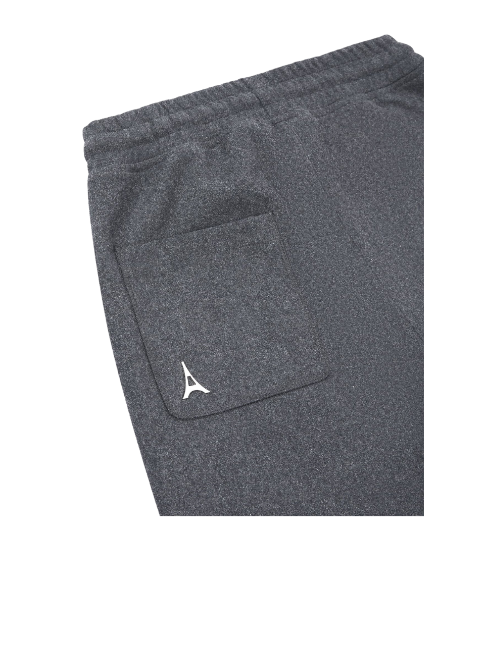 Manière De Voir Wool Blend Wide Leg Joggers Dark Grey
