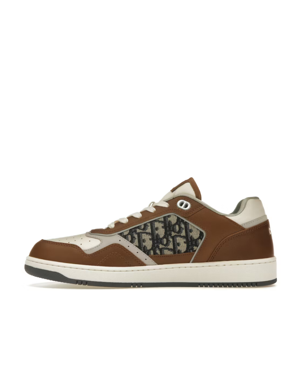 Dior B27 Low Dior Oblique-Brown Cream