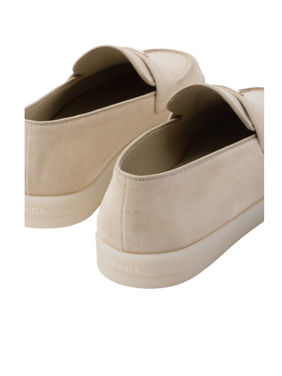 Prada Loafers Desert Beige Suede