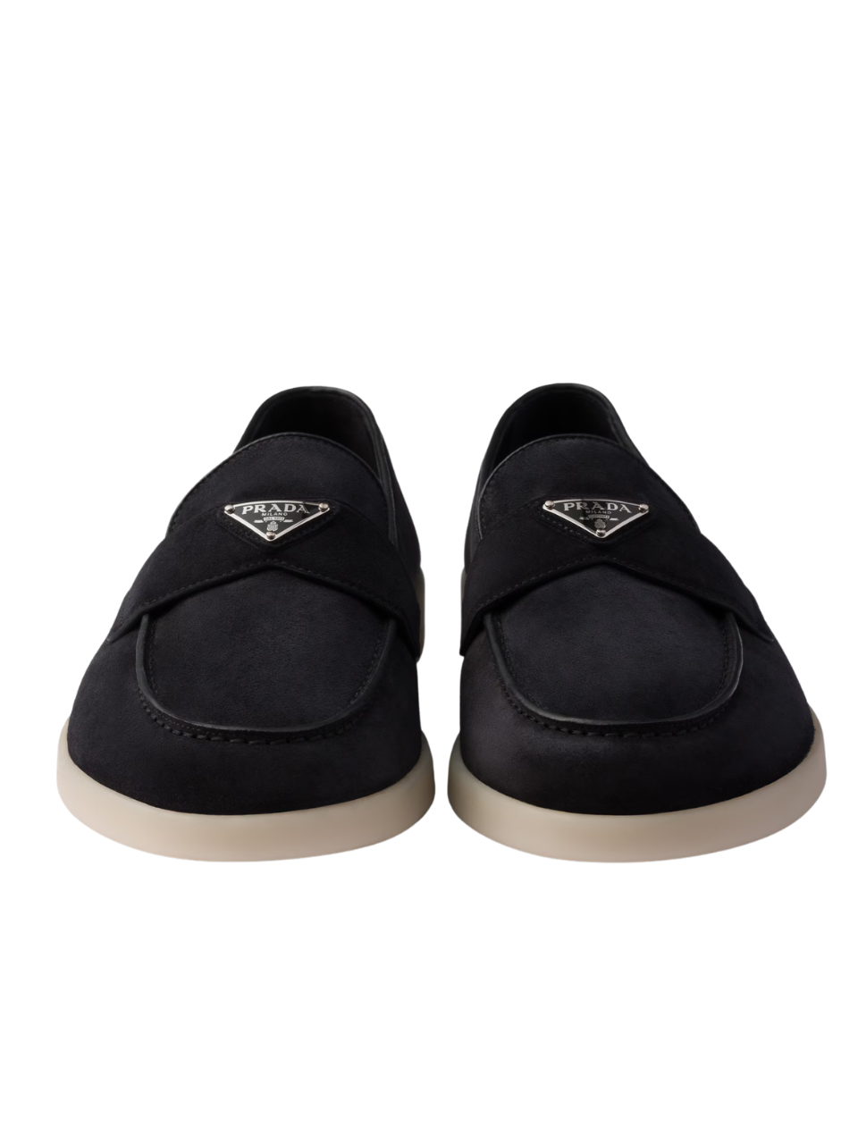 Prada Loafers Black Suede