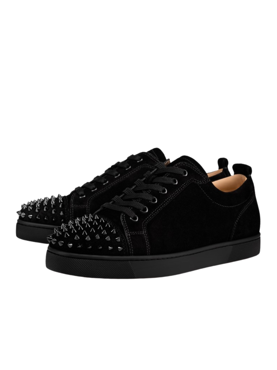 Christian Louboutin Louis Junior Spikes Sneakers Black