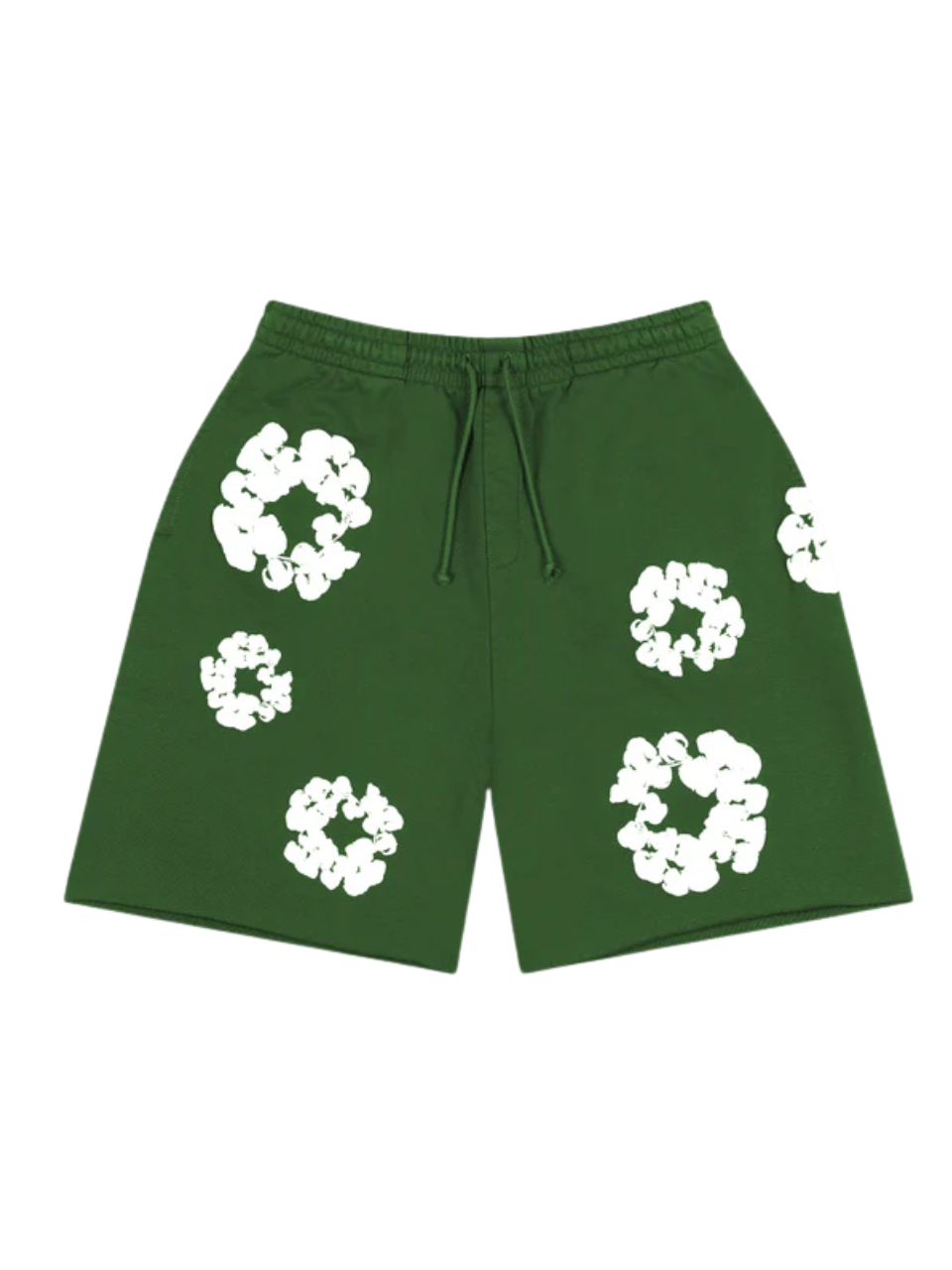 Denim Tears Cotton Wreath Shorts in Green