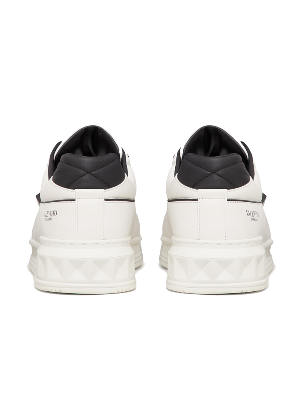 Valentino One Stud Low 'White Black'