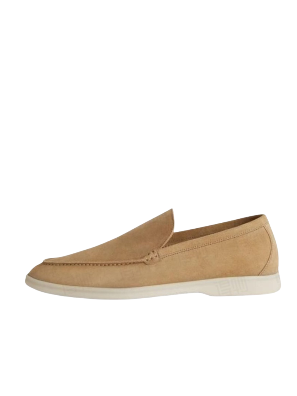 Loro Piana Summer Walk Beige Suede Loafer