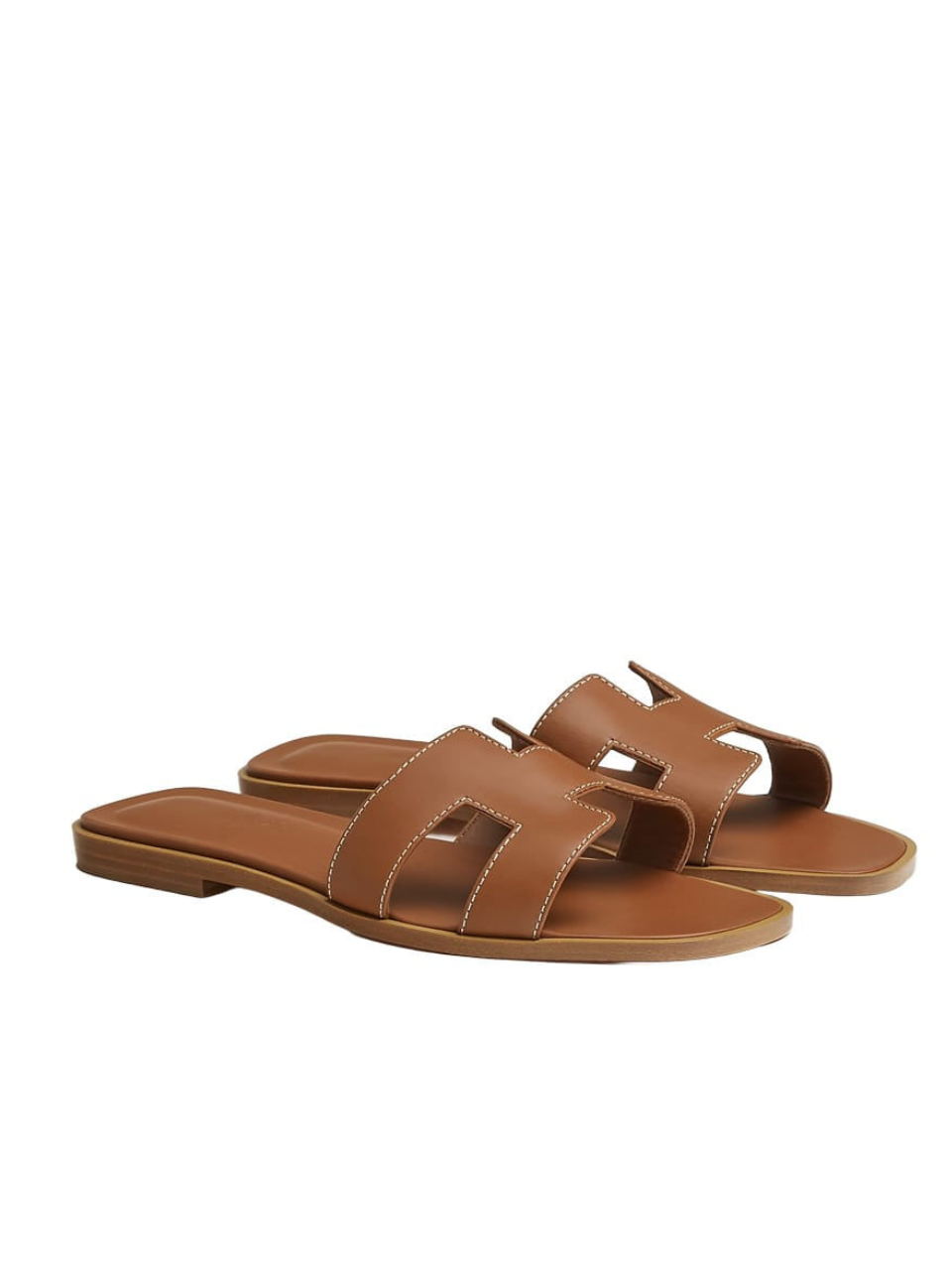 Hermès Oran Sandal Gold Box Calfskin Leather