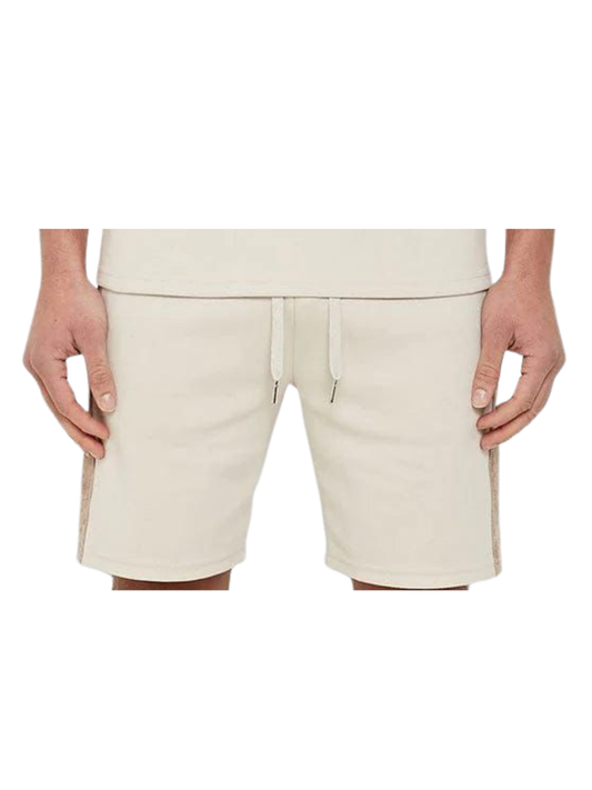 Mainere De Voir Textured Cream Shorts