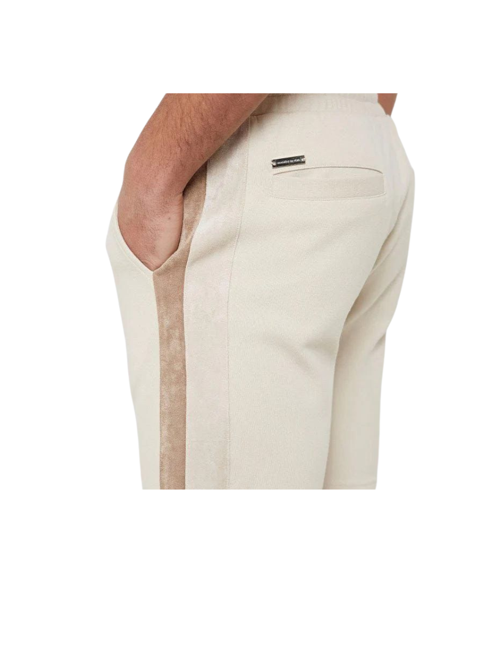 Mainere De Voir Textured Cream Shorts