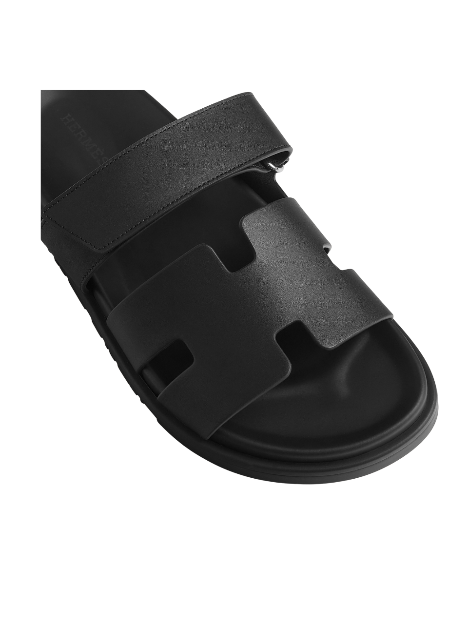 Hermès Chypre Noir Calfskin Leather