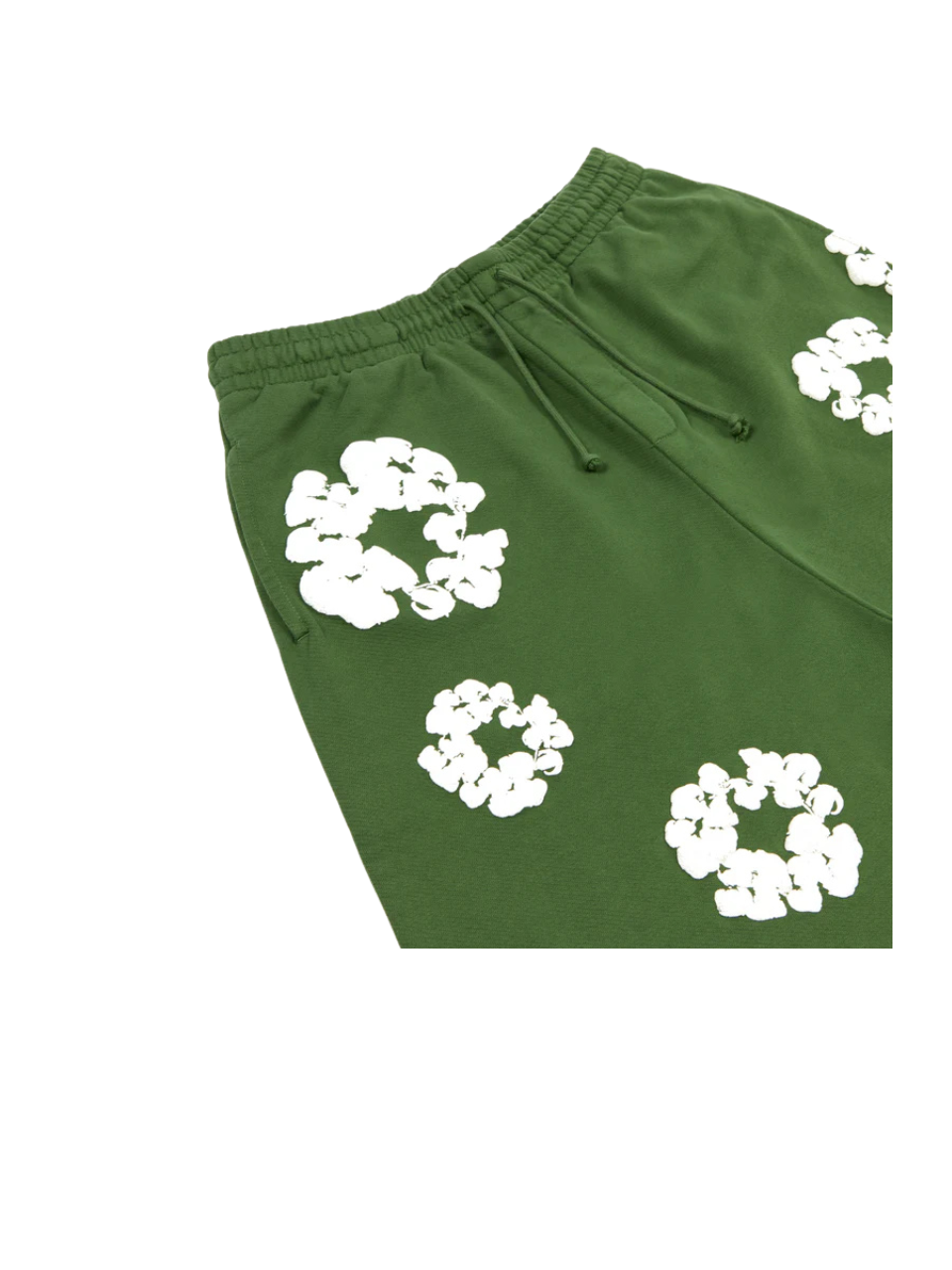 Denim Tears Cotton Wreath Shorts in Green