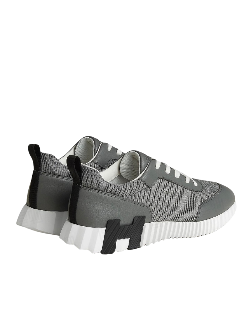 Hermes Bouncing Sneaker Technical Mesh Gris Osmium