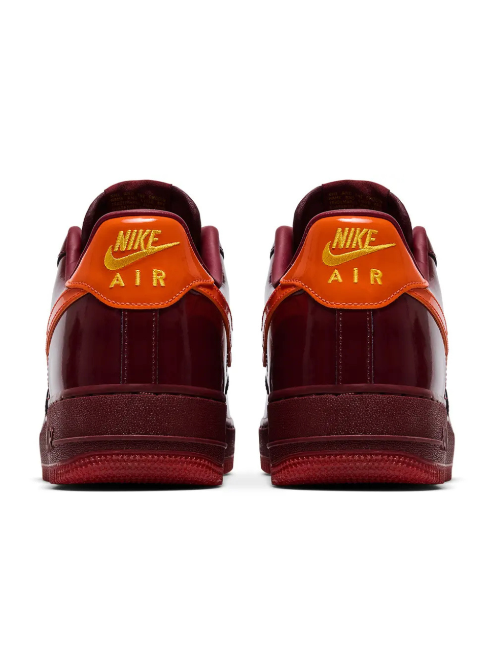 Air Force 1 Low Patent Leather Dark Team Red