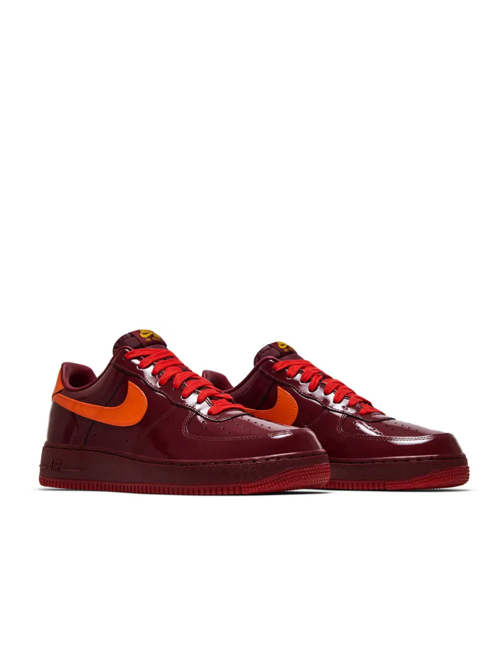 Air Force 1 Low Patent Leather Dark Team Red