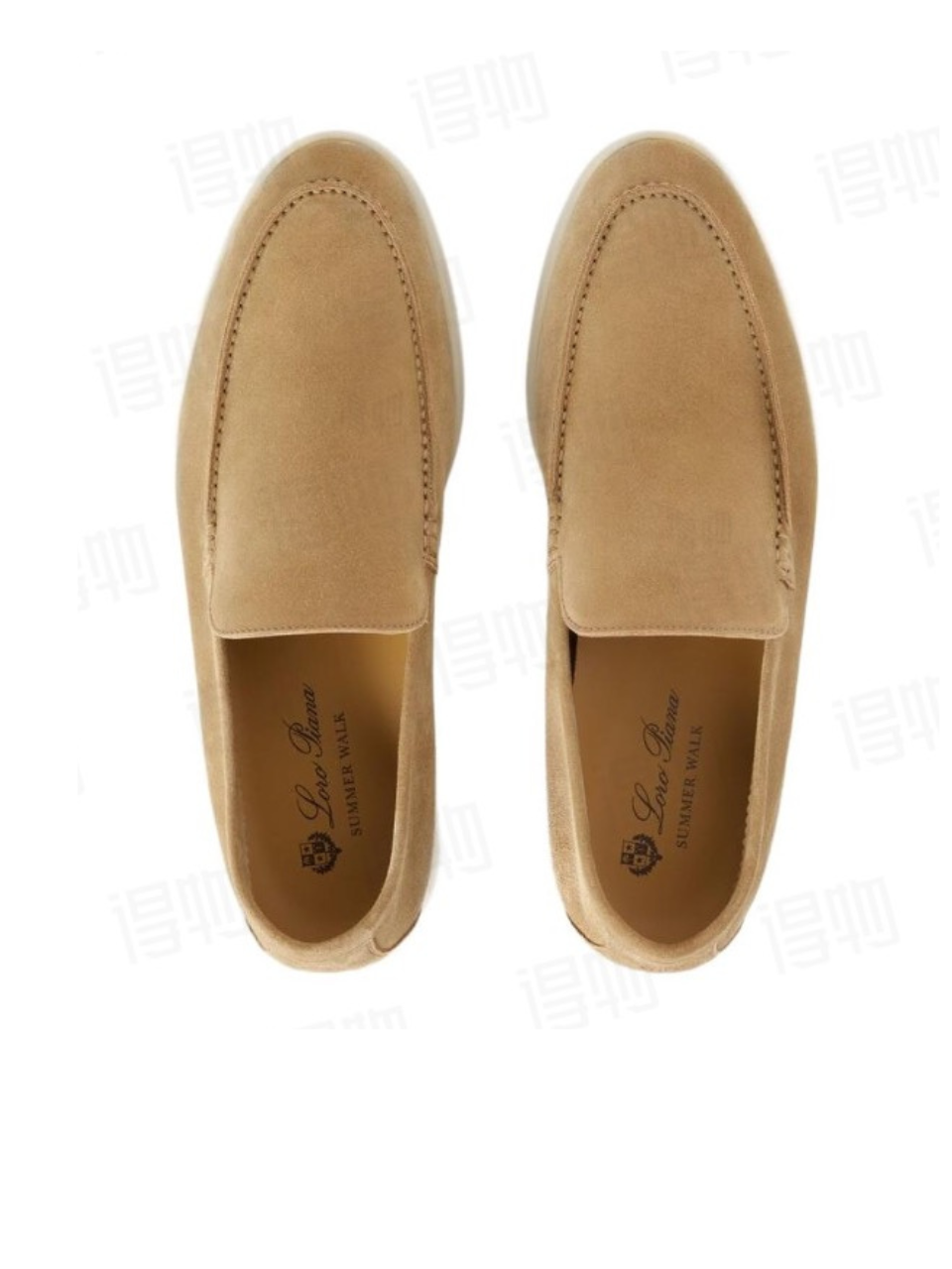 Loro Piana Summer Walk Beige Suede Loafer