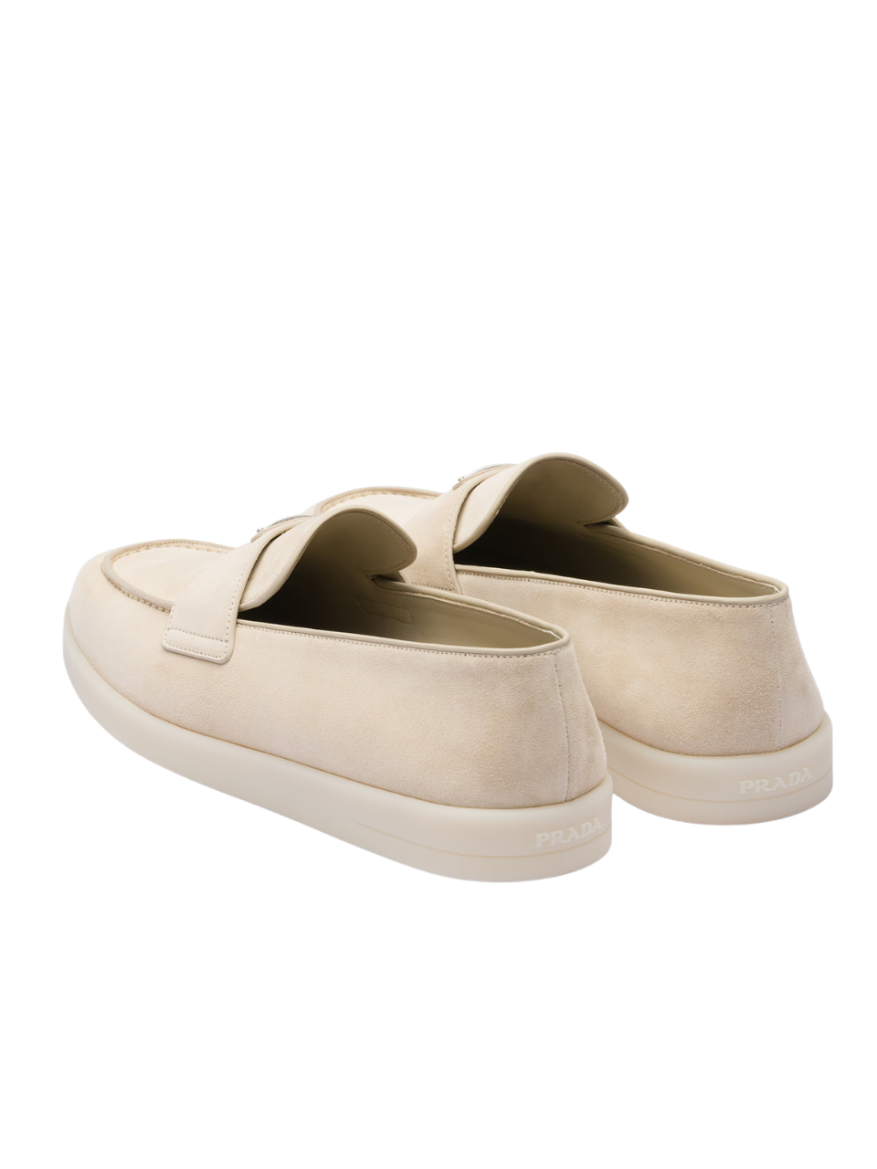 Prada Loafers Desert Beige Suede