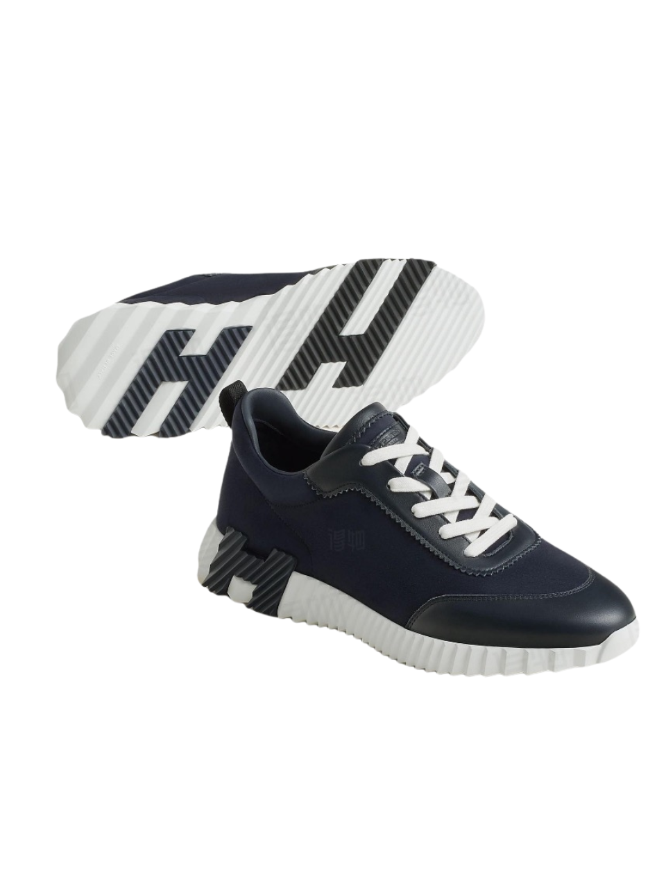 Hermès Bouncing Calf Sneaker Marine