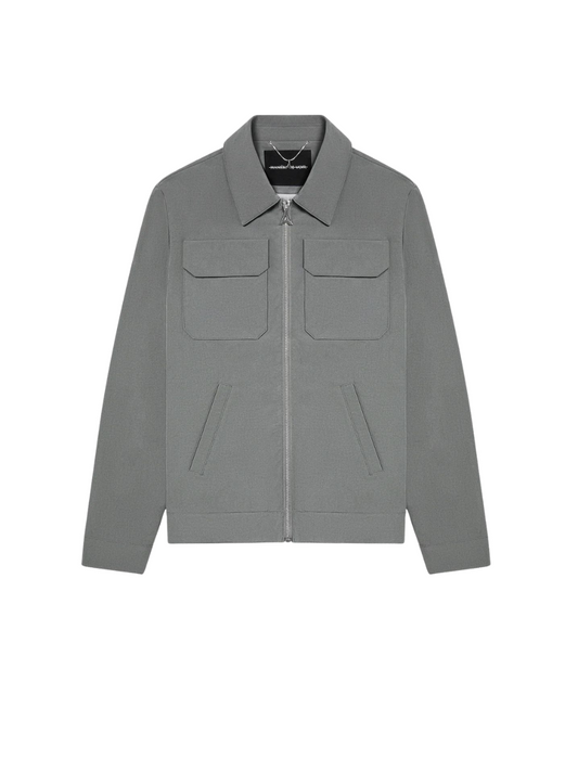 Manière De Voir Technical Cargo Jacket Grey