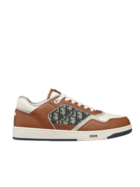 Dior B27 Low Dior Oblique-Brown Cream