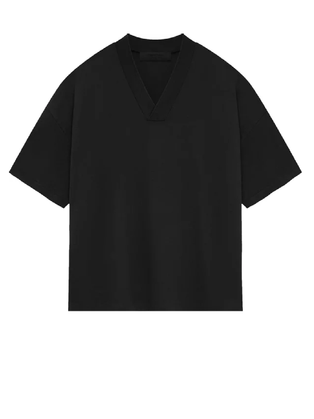 Fear of God Essentials V Neck T-Shirt Jet Black