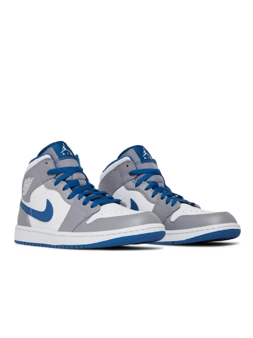 Air Jordan 1 Mid Cement True Blue