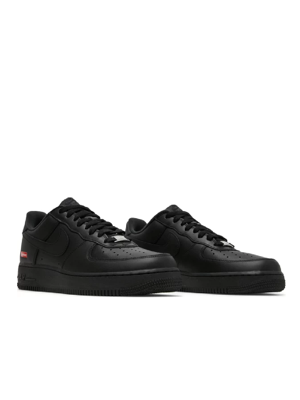 Air Force 1 Low Box Logo - Black x Supreme