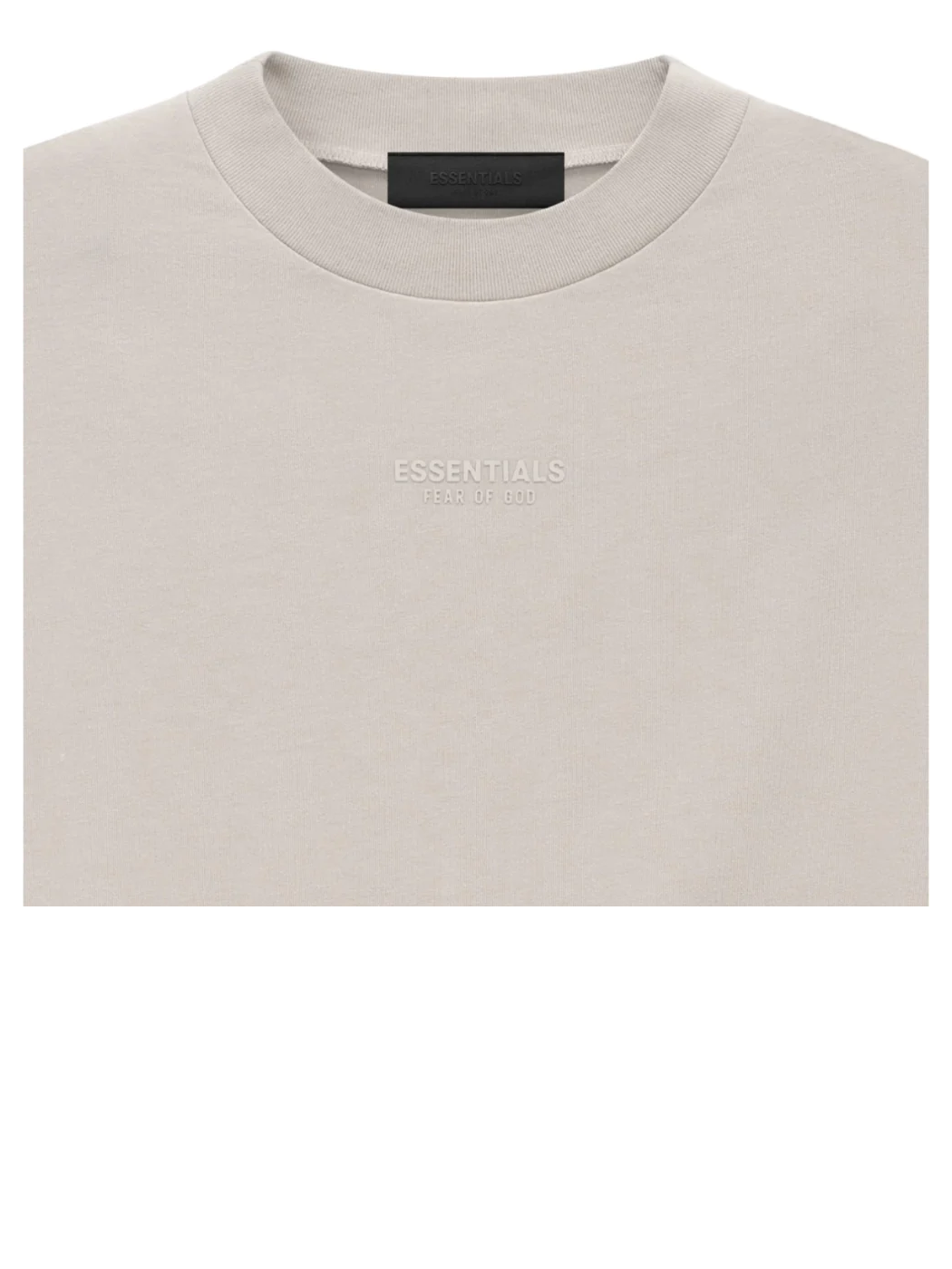 Fear of God Essentials Tee Silver Cloud